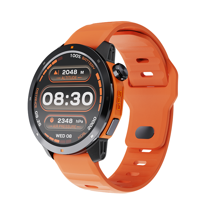 Round Smart Watch Sleep Tracker Heart Rate Monitor 3ATM Smartwatches AMOLED with GPS and Bluetooth Calling