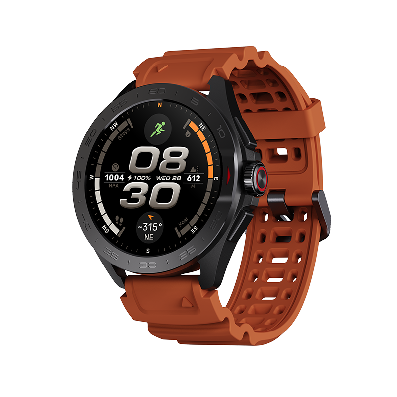 AMOLED Smartwatch Fitness Tracker 1.43 Inch 5ATM Smart Watches Built in GPS With AI Voice Assistant and 520mAh and Local Music Play