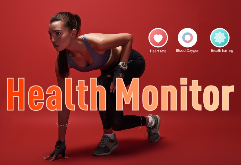 4 smart watch with health monitoring